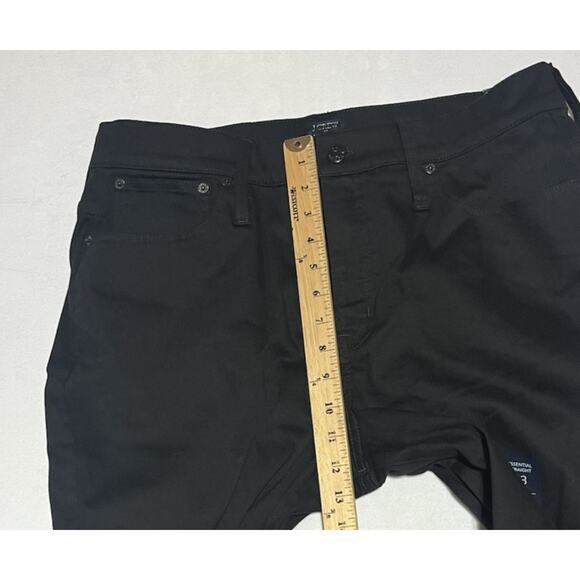 J Crew Essential Straight Jean in All Day Stretch Womens 33 Black Denim Jeans - Picture 6 of 9